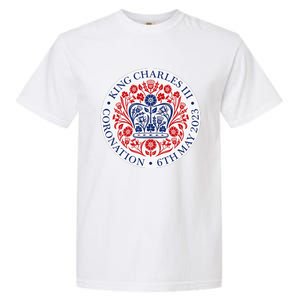 King Charles III Coronation Official Logo Watch Party Garment-Dyed Heavyweight T-Shirt