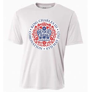 King Charles III Coronation Official Logo Watch Party Cooling Performance Crew T-Shirt