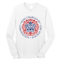 King Charles III Coronation Official Logo Watch Party Long Sleeve Shirt