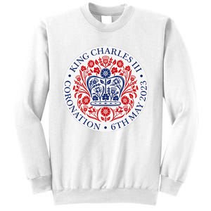 King Charles III Coronation Official Logo Watch Party Sweatshirt