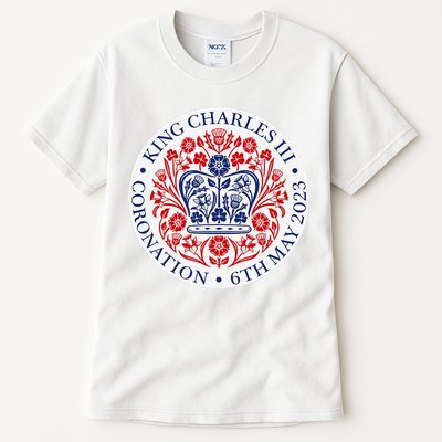 King Charles III Coronation Official Logo Watch Party Tall T-Shirt