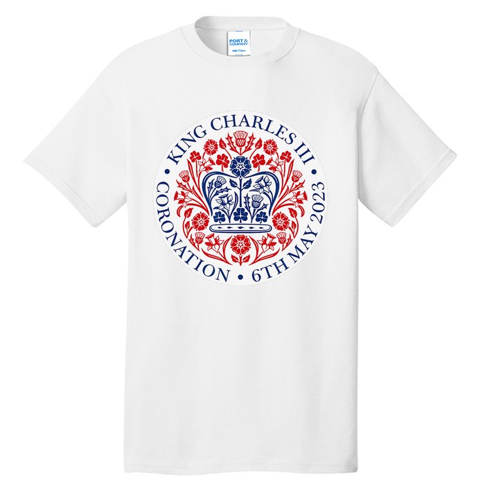 King Charles III Coronation Official Logo Watch Party Tall T-Shirt