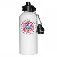 King Charles III Coronation Official Logo Watch Party Aluminum Water Bottle