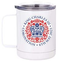 King Charles III Coronation Official Logo Watch Party 12 oz Stainless Steel Tumbler Cup