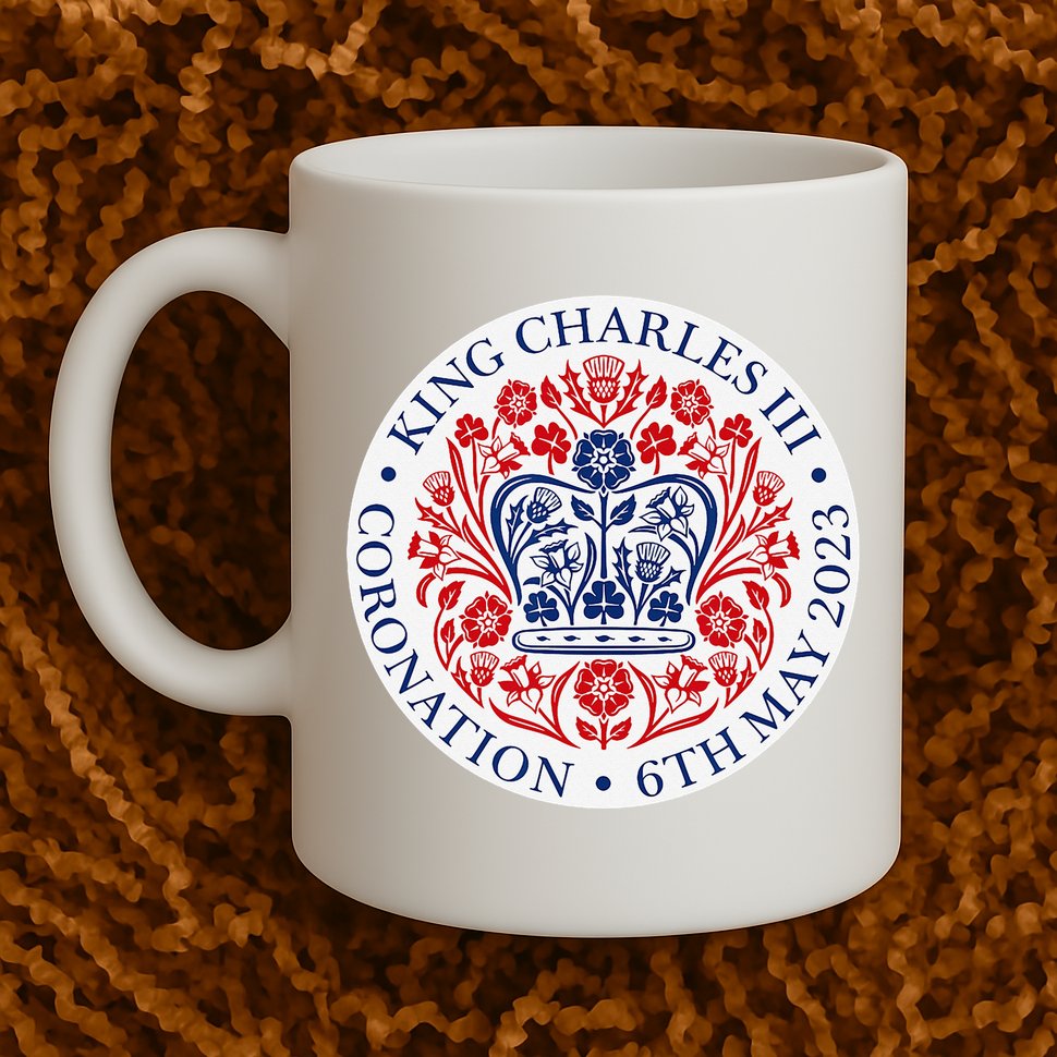 King Charles III Coronation Official Logo Watch Party Mug