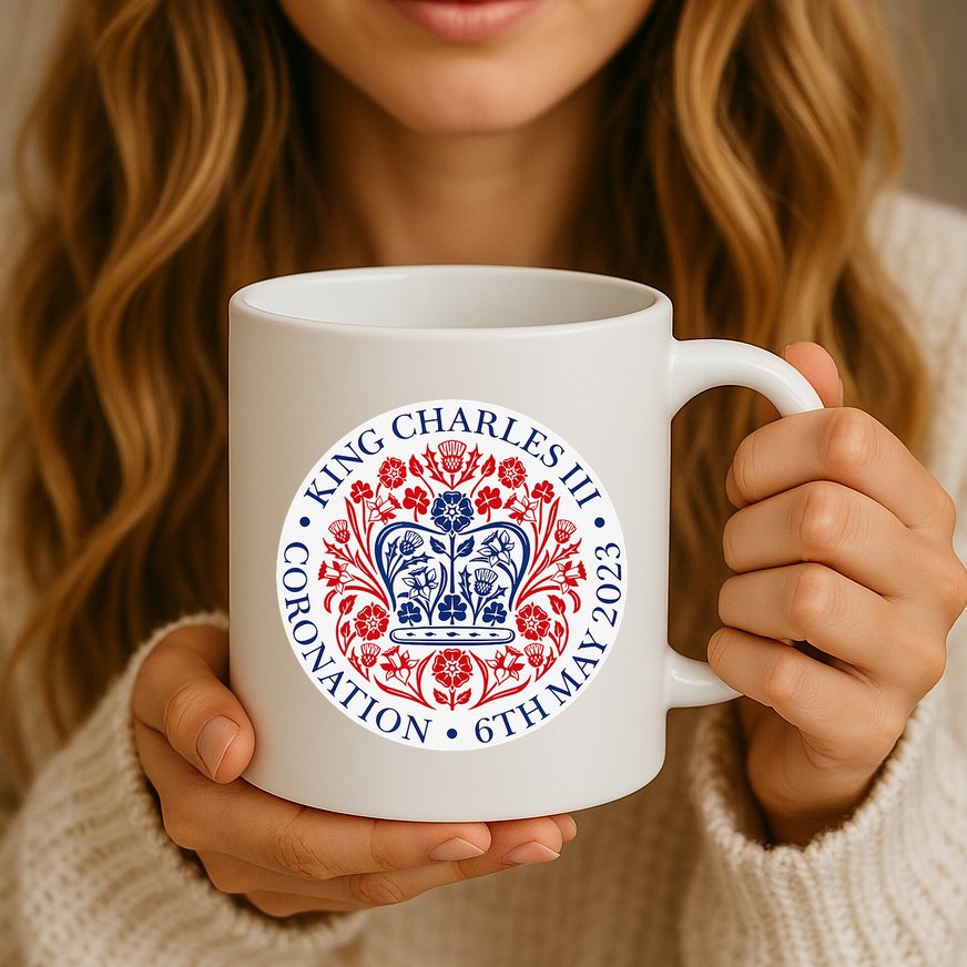 King Charles III Coronation Official Logo Watch Party Mug