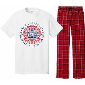 King Charles III Coronation Official Logo Watch Party Pajama Set