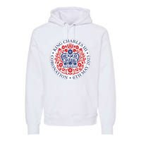 King Charles III Coronation Official Logo Watch Party Premium Hoodie