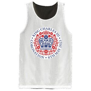 King Charles III Coronation Official Logo Watch Party Mesh Reversible Basketball Jersey Tank