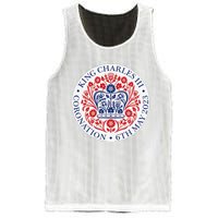 King Charles III Coronation Official Logo Watch Party Mesh Reversible Basketball Jersey Tank