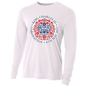 King Charles III Coronation Official Logo Watch Party Cooling Performance Long Sleeve Crew