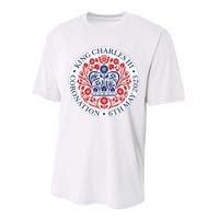 King Charles III Coronation Official Logo Watch Party Performance Sprint T-Shirt