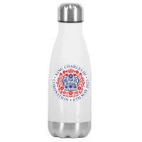 King Charles III Coronation Official Logo Watch Party Stainless Steel Insulated Water Bottle