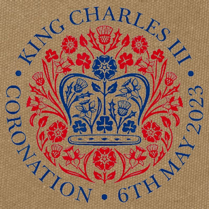 King Charles III Coronation Cotton Canvas Backpack