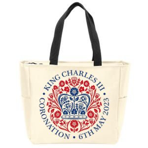 King Charles III Coronation Zip Tote Bag