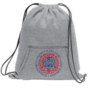 King Charles III Coronation Sweatshirt Cinch Pack Bag