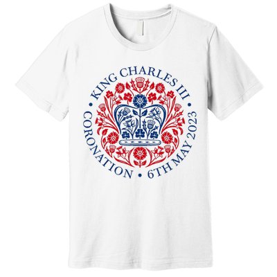 King Charles III Coronation Premium T-Shirt