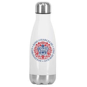 King Charles III Coronation Stainless Steel Insulated Water Bottle