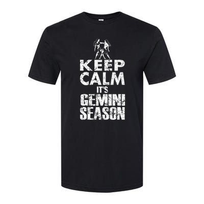 KEEP CALM ITS GEMINI SEASON ZODIAC BIRTHDAY Softstyle CVC T-Shirt