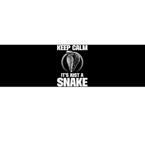 Keep Calm Its Just A Snake Snakes Lover Zoology Reptiles Bumper Sticker