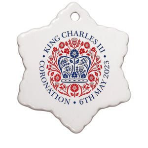 King Charles III Royal Family Coronation Ceramic Star Ornament