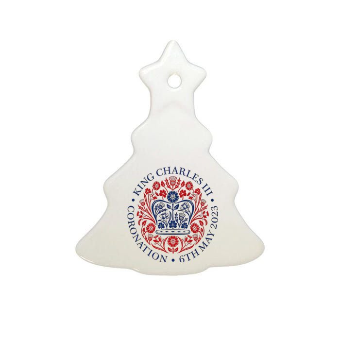 King Charles III Royal Family Coronation Ceramic Tree Ornament