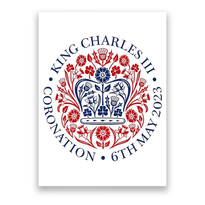 King Charles III Royal Family Coronation Poster