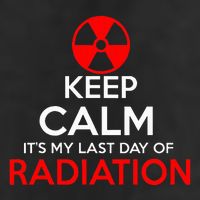 Keep Calm Its My Last Day Of Radiation Treatment Gift 7 Panel Mesh Trucker Snapback Hat