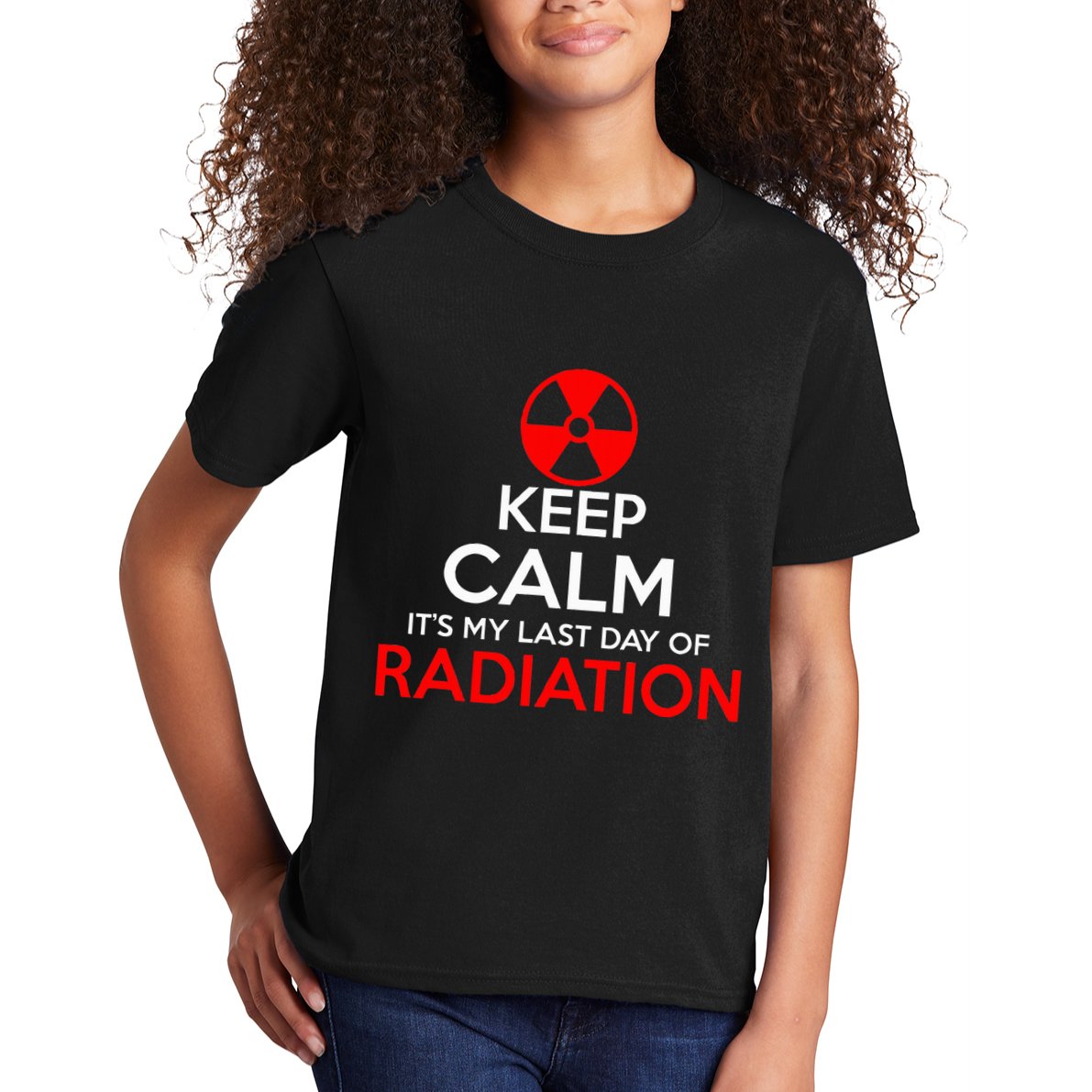 Keep Calm Its My Last Day Of Radiation Treatment Gift Kids T-Shirt