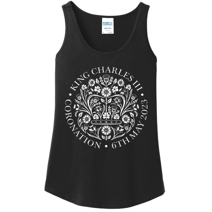 King Charles Iii Coronation 2024 Ladies Essential Tank