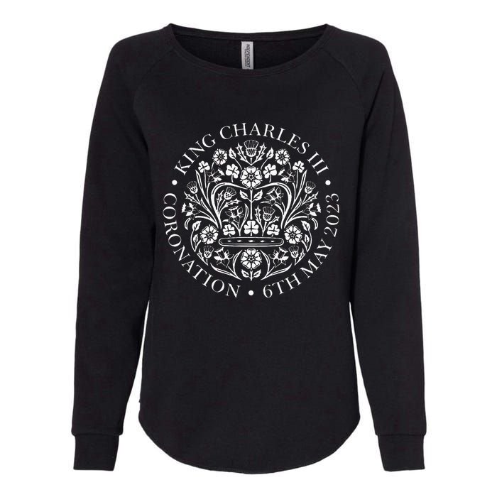 King Charles Iii Coronation 2024 Womens California Wash Sweatshirt