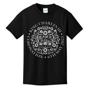 King Charles Iii Coronation 2024 Kids T-Shirt