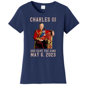 King Charles III Coronation God Save The King Women's T-Shirt