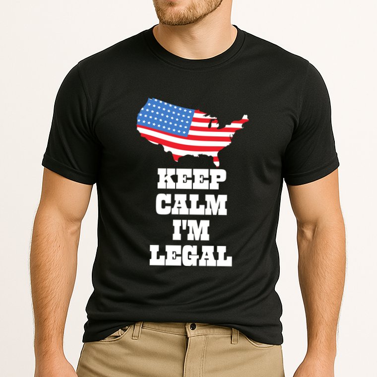Keep Calm IM Legal Cooling Performance Crew T-Shirt