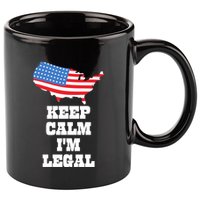 Keep Calm IM Legal 11oz C Handle Ceramic Mug