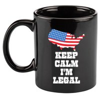 Keep Calm IM Legal 11oz C Handle Ceramic Mug