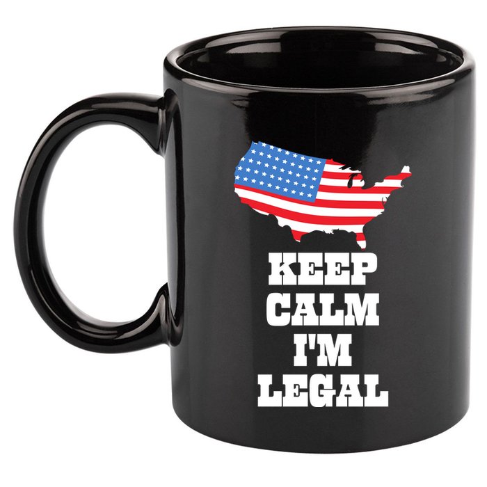 Keep Calm IM Legal 11oz C Handle Ceramic Mug