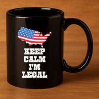 Keep Calm IM Legal 11oz C Handle Ceramic Mug