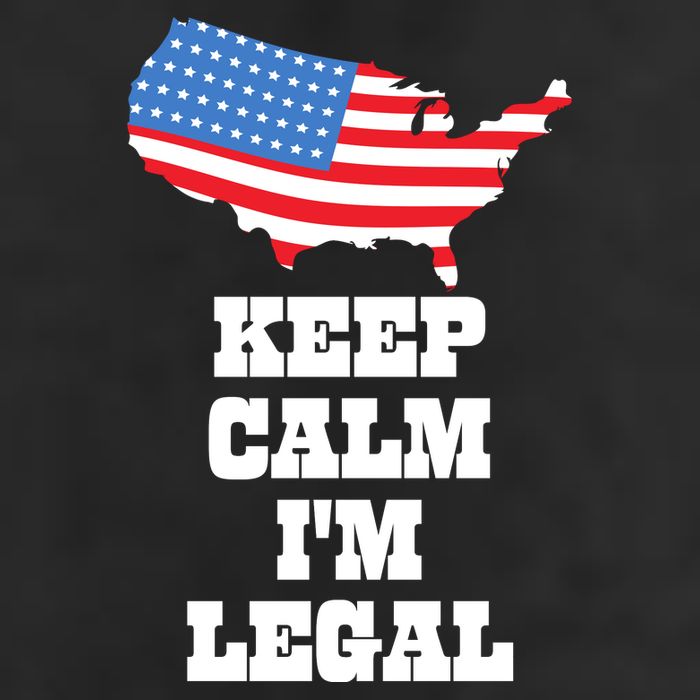 Keep Calm IM Legal 11oz C Handle Ceramic Mug