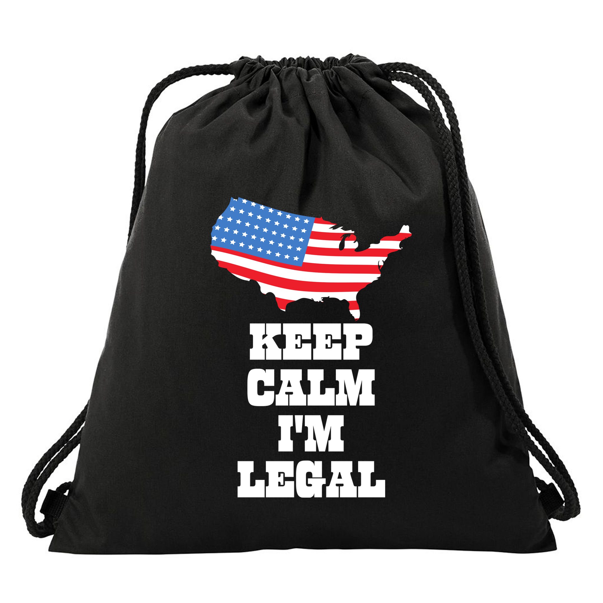 Keep Calm IM Legal Drawstring Bag