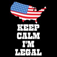 Keep Calm IM Legal Drawstring Bag