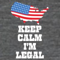 Keep Calm IM Legal 7 Panel Mesh Trucker Snapback Hat