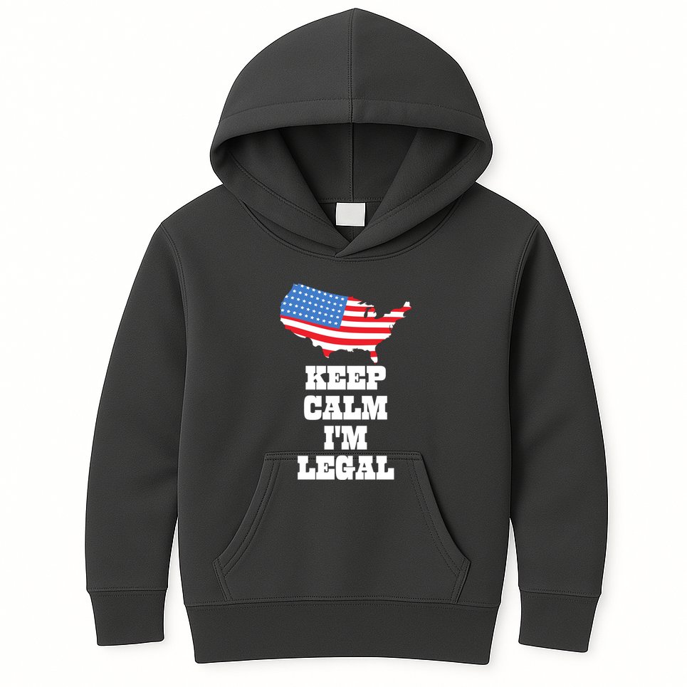 Keep Calm IM Legal Kids Hoodie