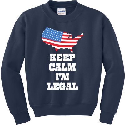 Keep Calm IM Legal Kids Sweatshirt