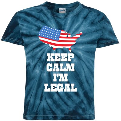 Keep Calm IM Legal Kids Tie-Dye T-Shirt