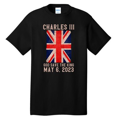 King Charles III Coronation God Save The King Tall T-Shirt