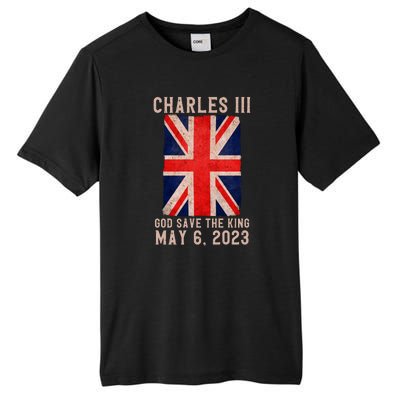 King Charles III Coronation God Save The King Tall Fusion ChromaSoft Performance T-Shirt