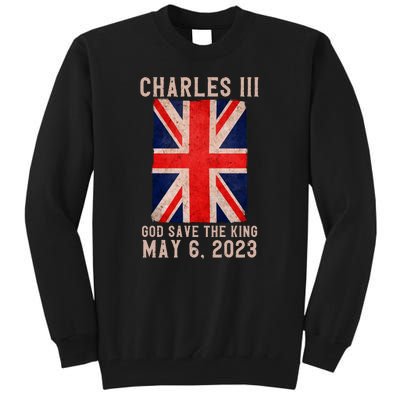 King Charles III Coronation God Save The King Tall Sweatshirt