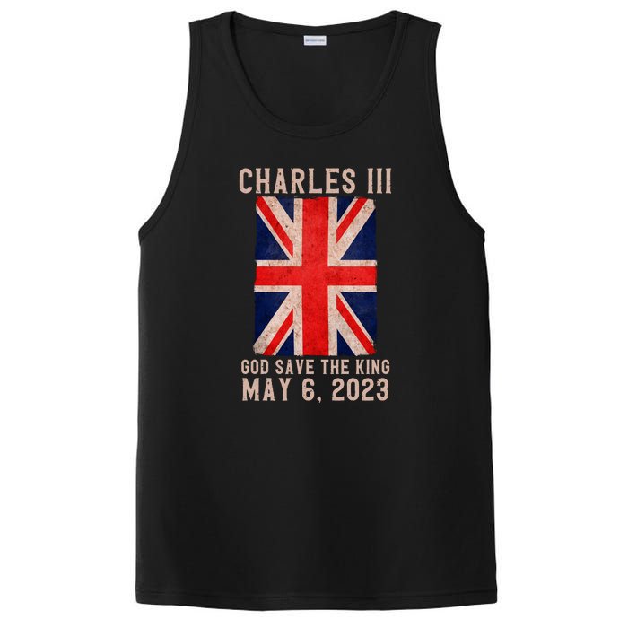 King Charles III Coronation God Save The King PosiCharge Competitor Tank