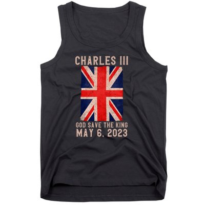 King Charles III Coronation God Save The King Tank Top